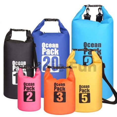 Outdoor Storage Bag Waterproof Shoulder Sling Bag Water Resistant Dry Bag Outdoor Swim Beach