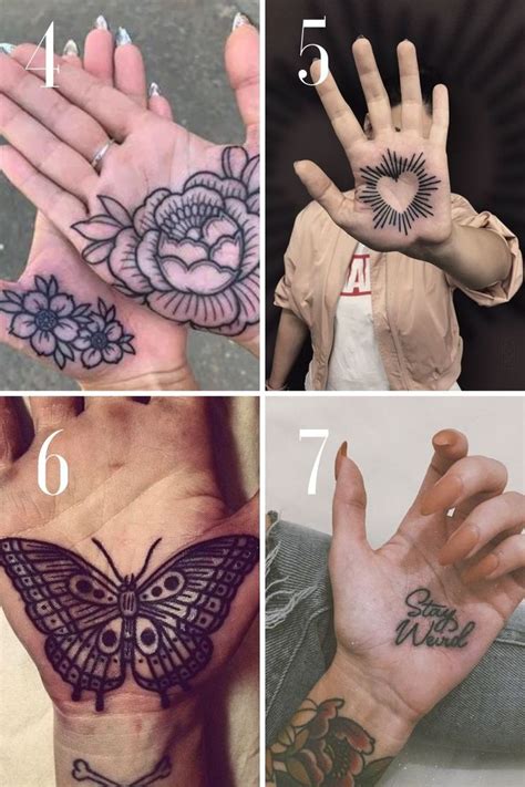 Palm Size Tattoo Ideas