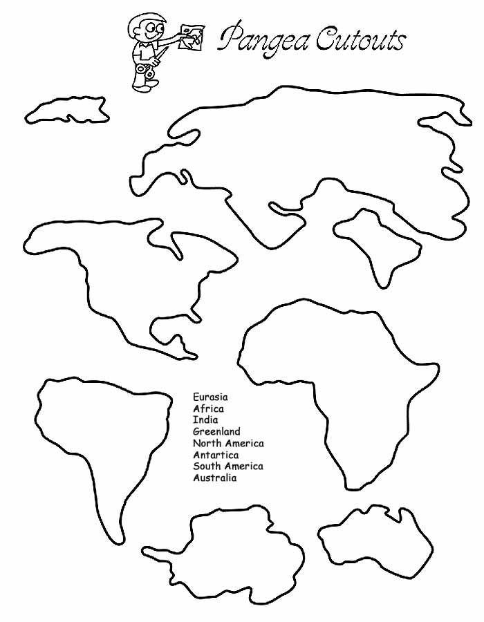 Pangea Puzzle Worksheet: Fun for Geology Enthusiasts