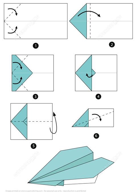 Paper Airplane Instructions Printable