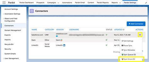 Pardot Sync Errors Solve Your Salesforce Connector Sync Error Queue