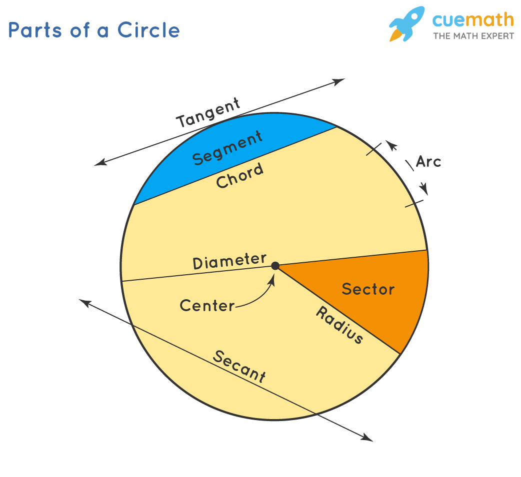 Parts Of A Circle Worksheet E Street Light