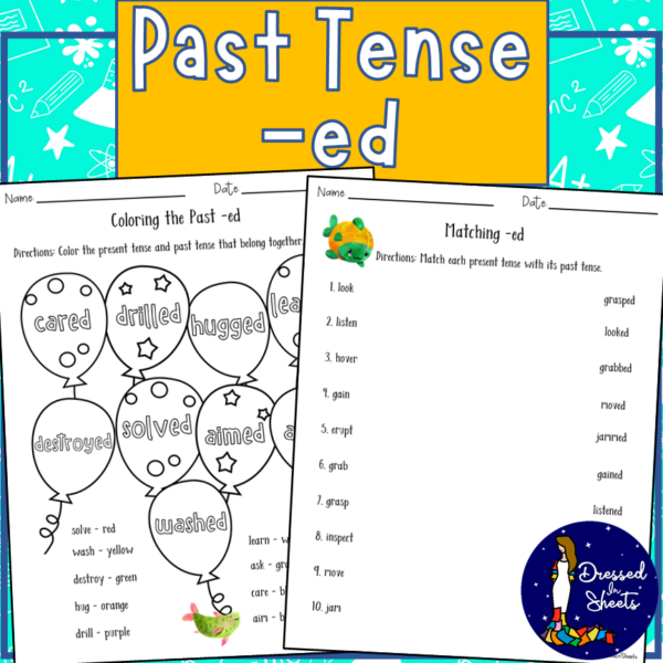 Past Tense Ed Made By Teachers