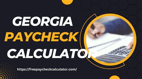 5 Tips Paycheck Estimator GA