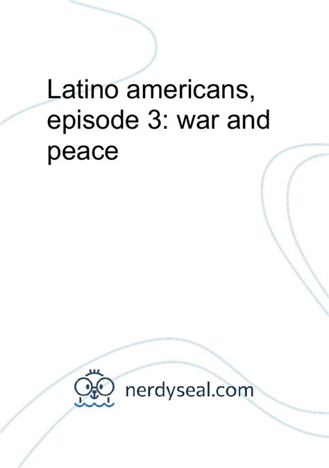 PBS Latino American Episode 3 Answers