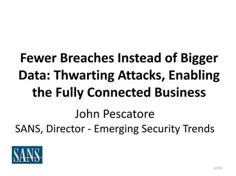 Pdf Fewer Breaches Instead Of Bigger Data Thwarting Attacks Biggest Data Breaches Hacks