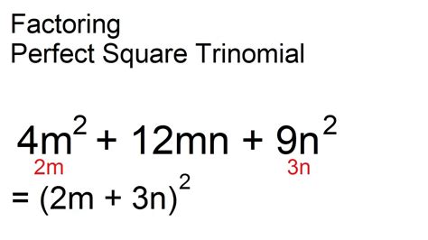 Perfect Square Trinomial Example Problems