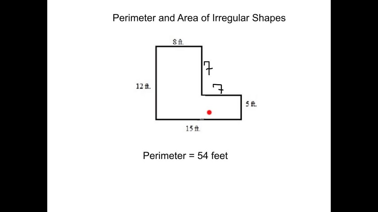 Perimeter And Area Of Irregular Shapes Youtube