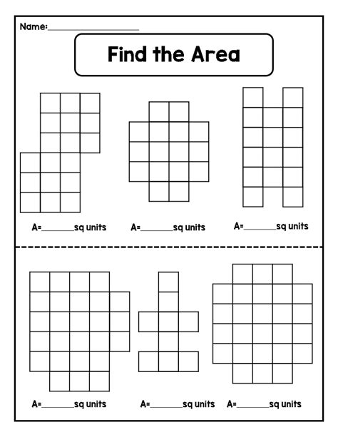 3rd Grade Perimeter and Area Worksheets