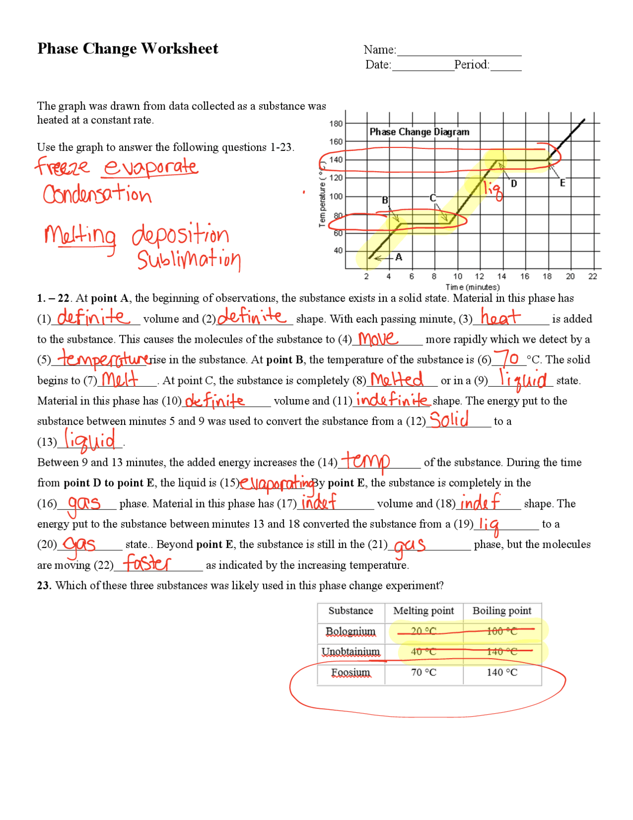 Master Phase Change Calculations: Engaging Worksheet Guide