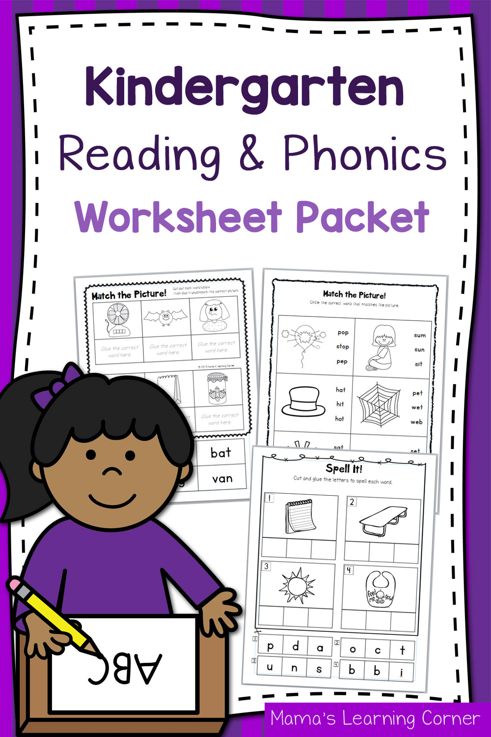 Phonics Printables For Kindergarten