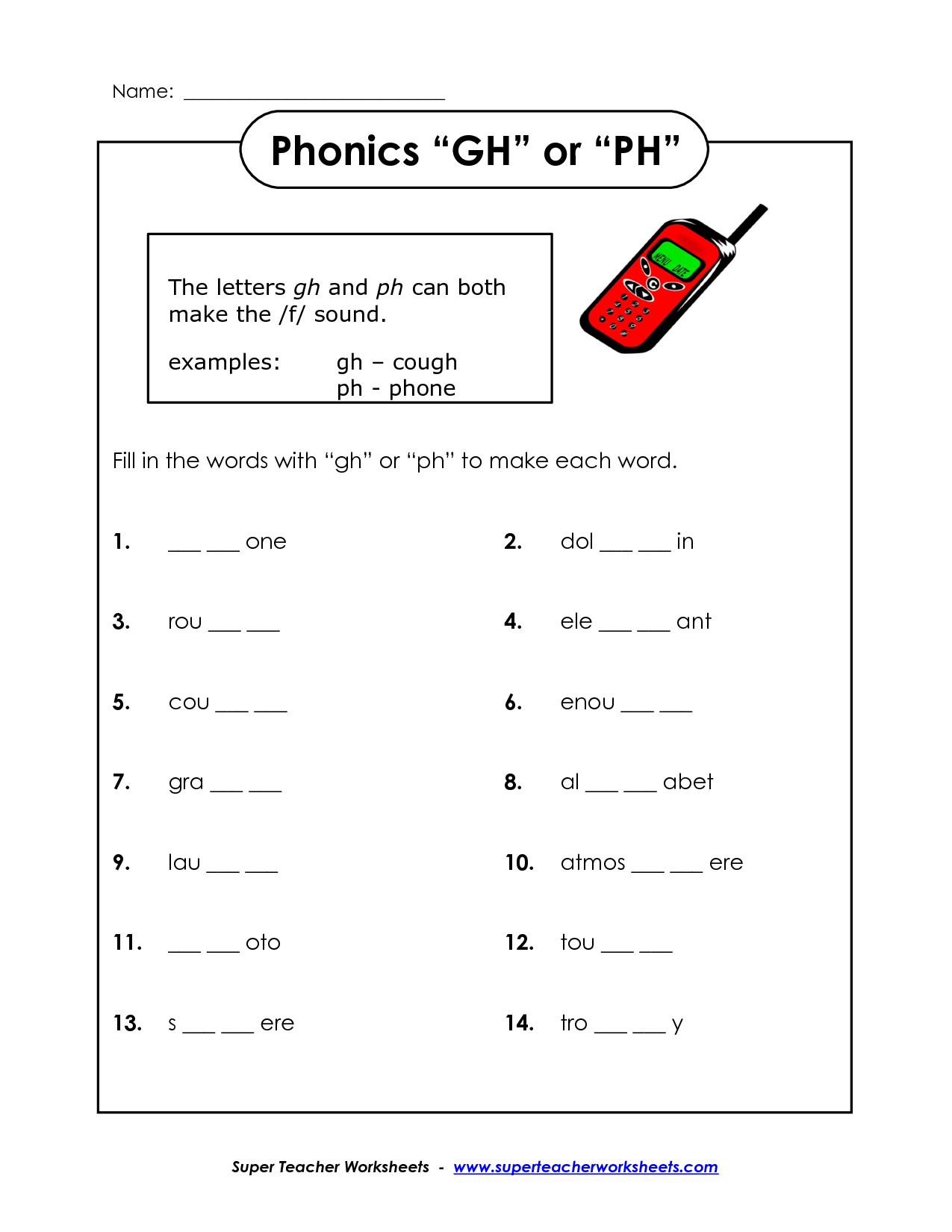 Phonics Worksheets for Grade 3: Fun Learning