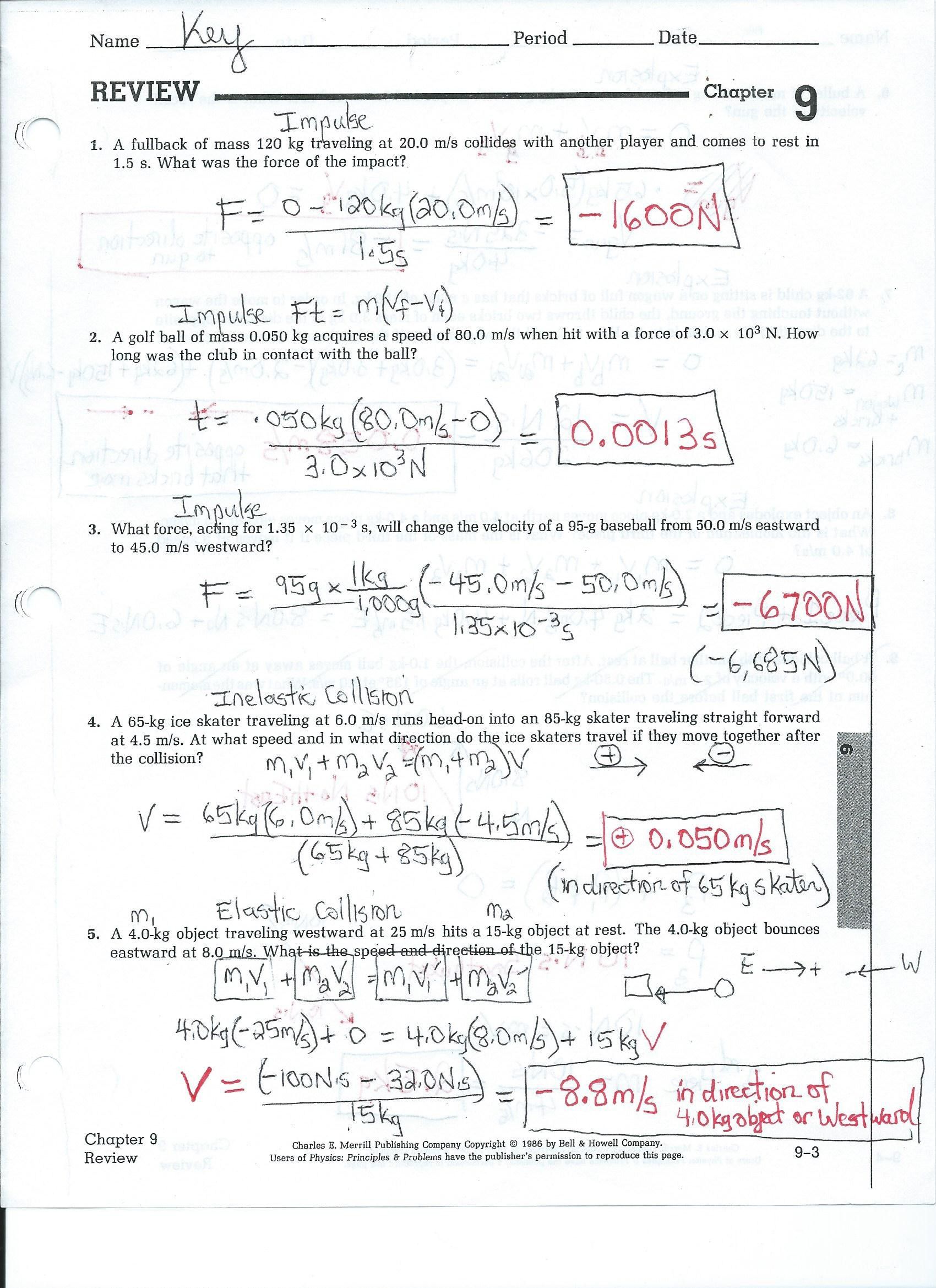 Physics Unit 4 Worksheet 3 Answers Revealed