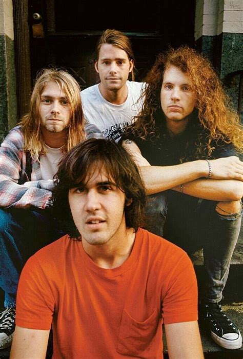 Picture Of Nirvana Kurt Cobain Jason Everman Chad Channing And Krist Novoselic From Left