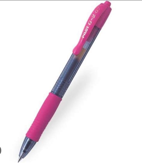 Pilot G 2 07 Gel Ink Ballpoint Pen Pink The Stationery People