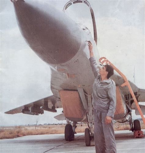 Pilot Of The Bulgarian People S Air Force Next To A Mig 29 Military Air Force Military History