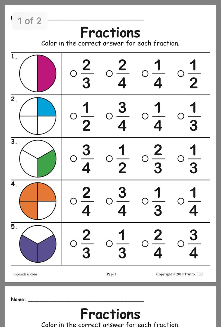 Pin On Fractions Worksheets