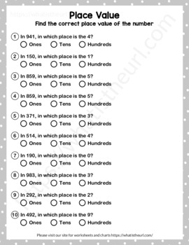 Place Value Worksheet For Grade 5 Exercise 1 Your Home Teacher