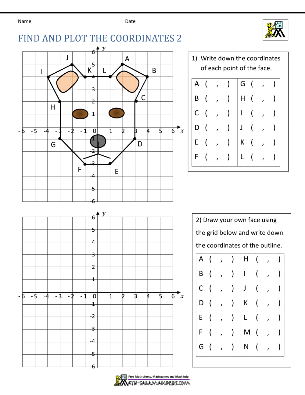 5 Fun Ways to Plot Coordinates in Worksheets