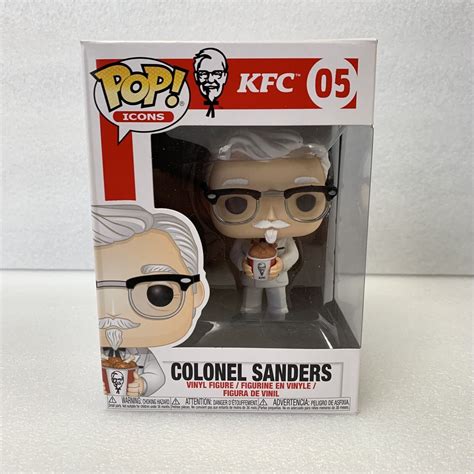 Pop Funko Icons Kfc Colonel Sanders Bucket Fun36802