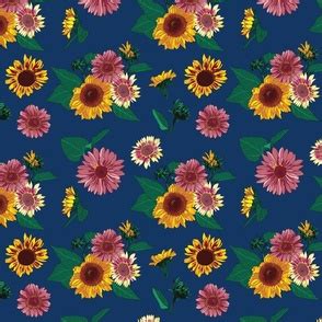 Poppies And Sunflowers 30 Designs By Gwenanndollye