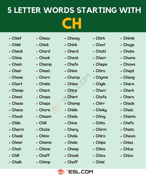 Positive Words Beginning With Ch