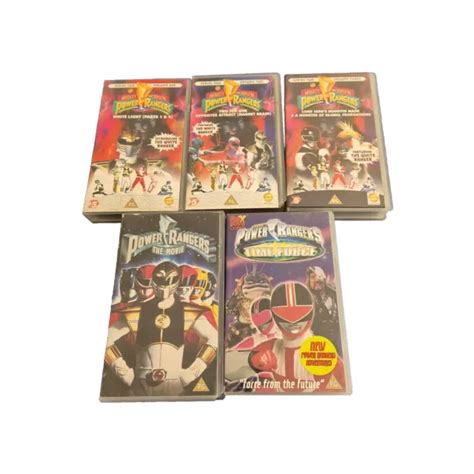 Power Rangers Vhs Bundle X 5 The Movie Series 2 Vol 1 3 Time Force 14 95 Picclick Uk