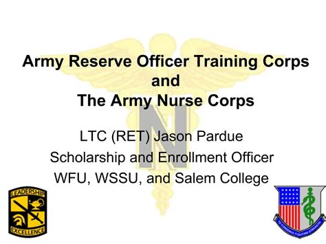 Ppt Army Reserve Officer Training Corps And The Army Nurse Corps Powerpoint Presentation Id