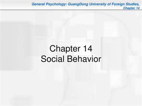 Ppt Chapter 14 Social Behavior Powerpoint Presentation Free Download Id 795656