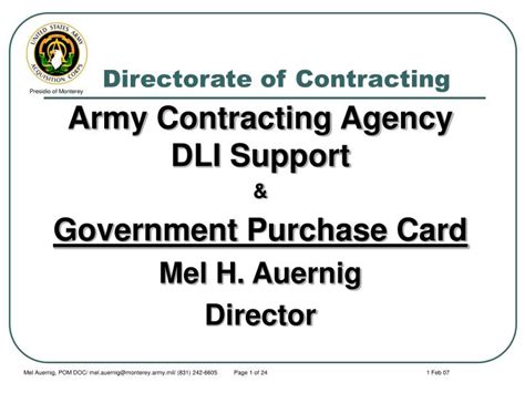 Ppt Directorate Of Contracting Powerpoint Presentation Free Download Id 453499