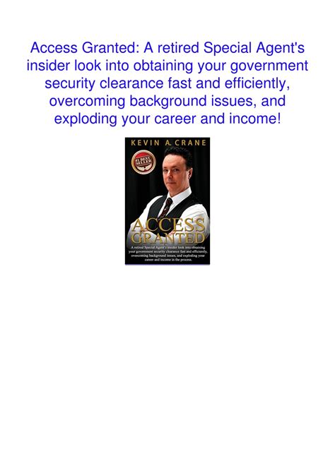 Ppt Full Pdf Access Granted A Retired Special Agent Amp 39 S Insider Look Into Obtaining Your