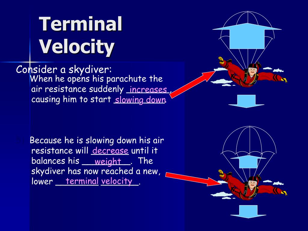 Ppt Gravity Air Resistance Terminal Velocity And Projectile Motion