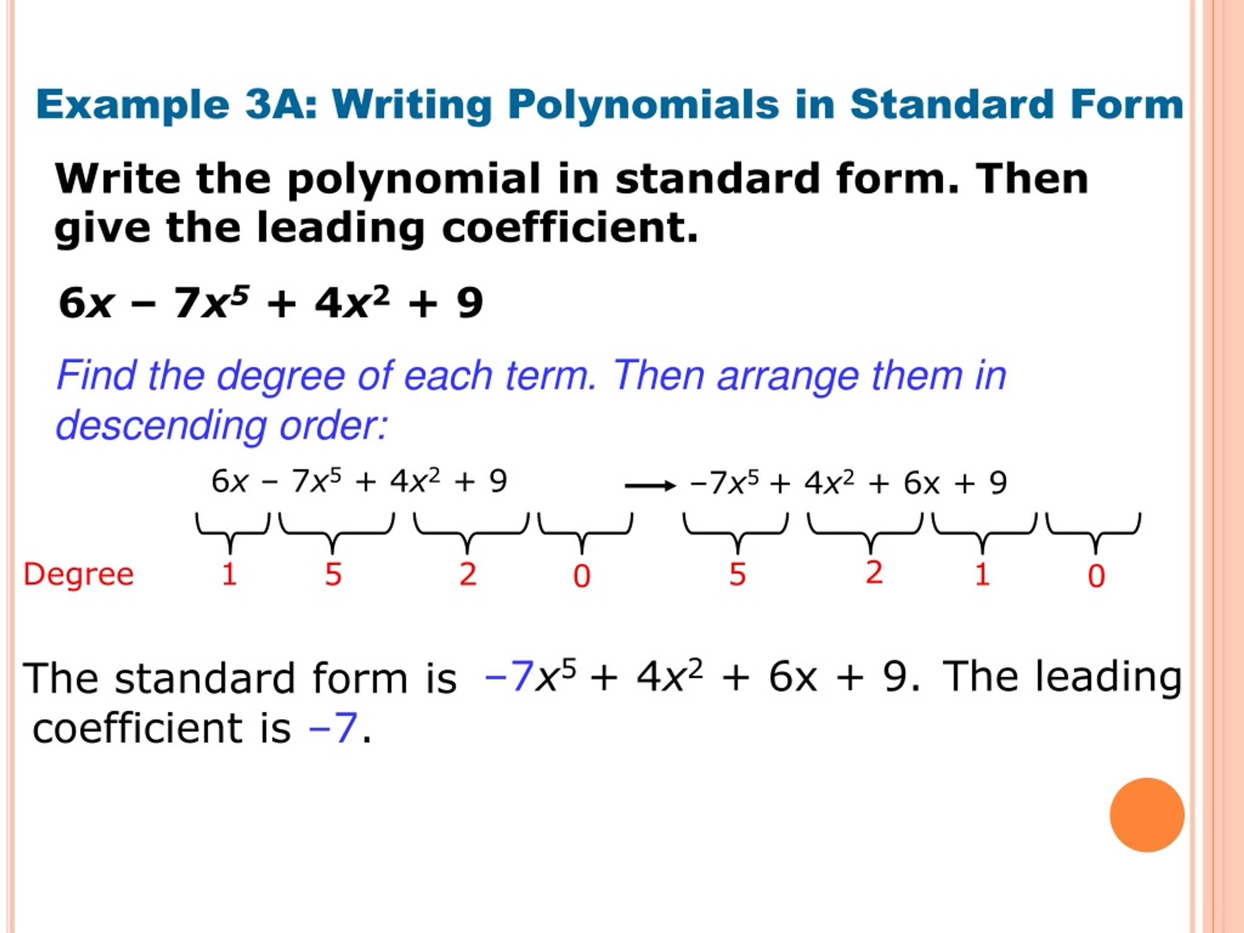 Ppt Introduction To Polynomials Powerpoint Presentation Free