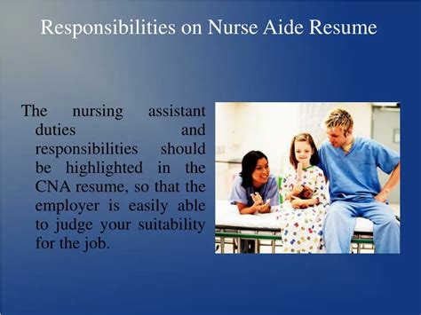 Ppt Responsibilities On Nurse Aide Resume Powerpoint Presentation Free Download Id 1003198