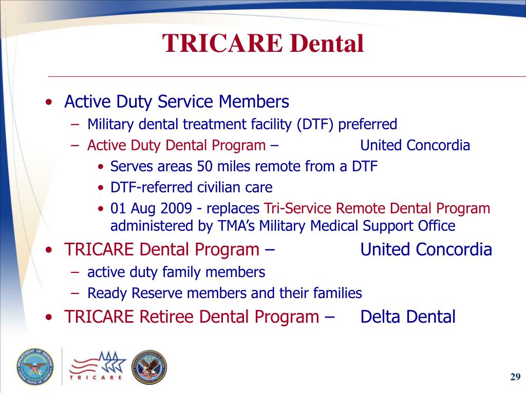 Ppt The Department Of Veterans Affairs And Tricare 2011 Powerpoint Presentation Id 4857558