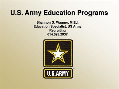 Ppt U S Army Education Programs Powerpoint Presentation Free