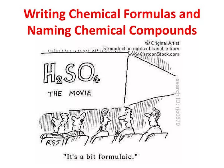 Ppt Writing Chemical Formulas And Naming Chemical Compounds