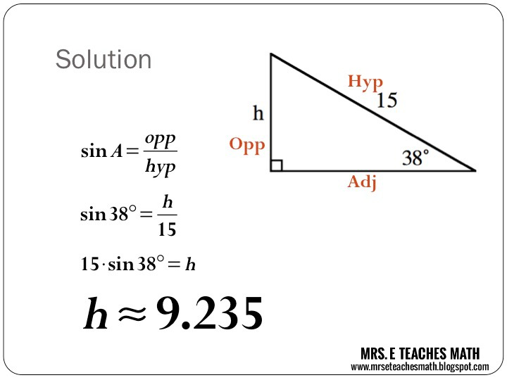 Practice On Trig Ratios