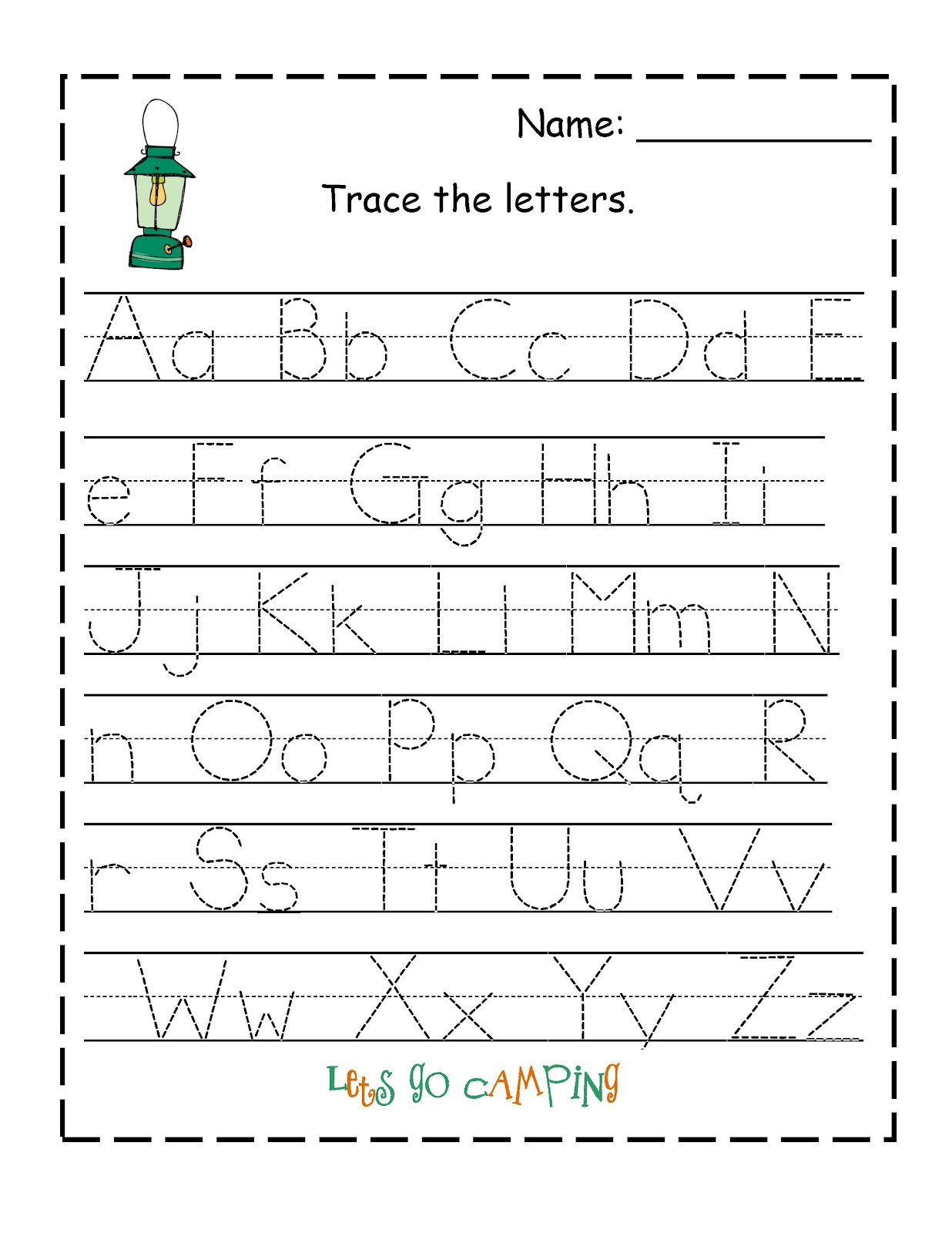 Pre K Alphabet Review Worksheets Alphabetworksheetsfree Com