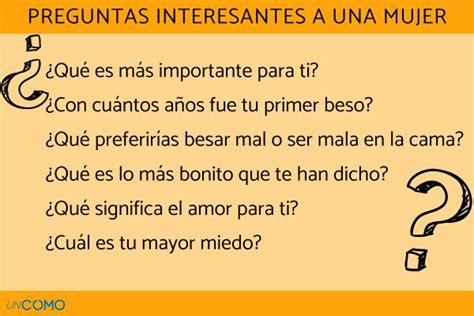 10 Preguntas Interesantes para Conocer a una Mujer