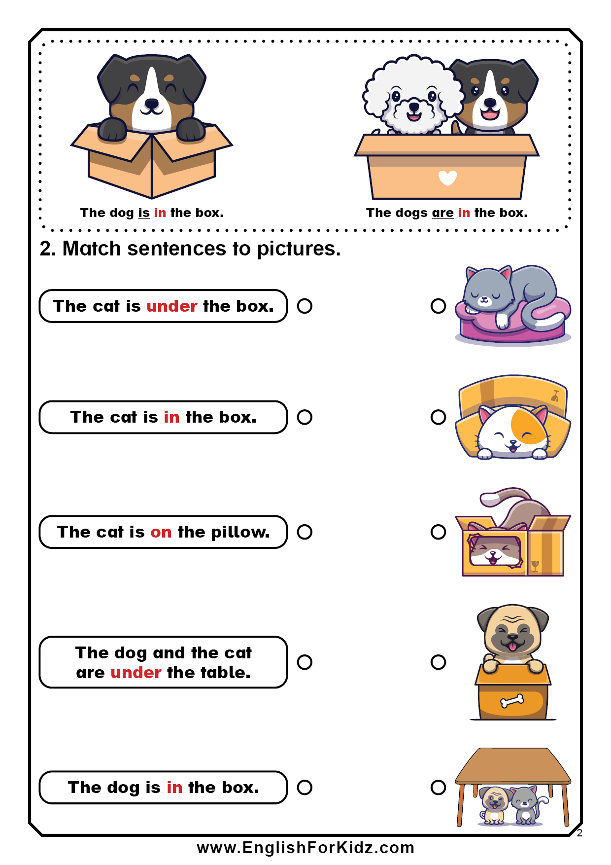 Preposition Worksheets For Preschoolers Preposition Worksheets