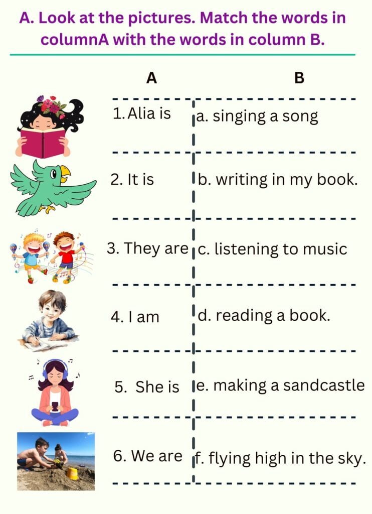 Present Continuous Tense Esl Worksheet By Stassy