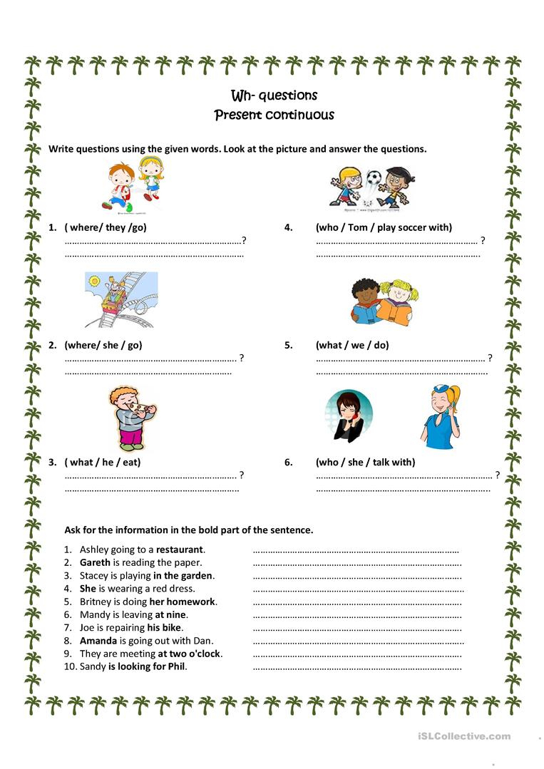 Present Progressive Worksheets Printable Lexia S Blog