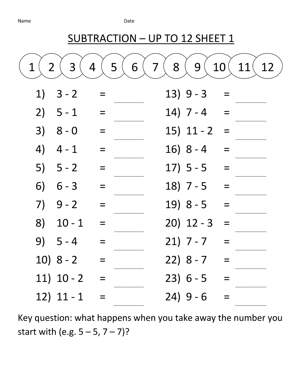 Printable Elementary Math Worksheets Printable Worksheets