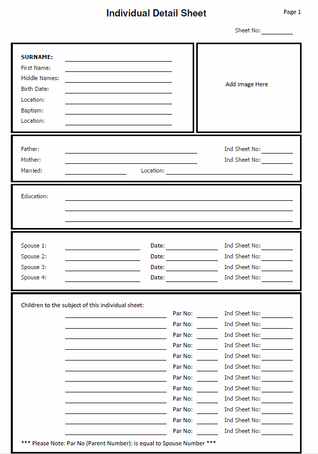 7 Printable Genealogy Worksheets to Simplify Research