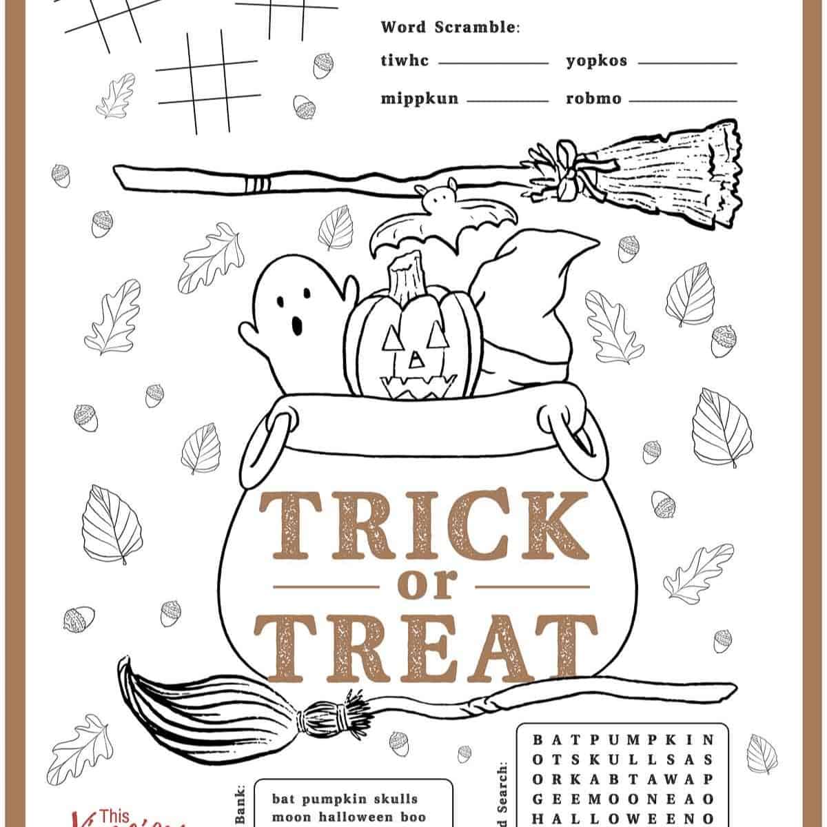 Printable Halloween Activities Preschool Halloween Etsy In 2022 Halloween Activities