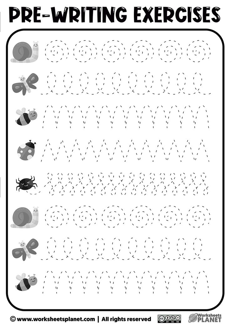 Printable Prewriting Activities For Preschoolers F70 Pre Writing