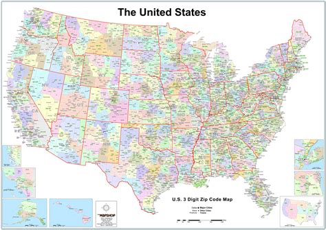 Printable Zip Code Map