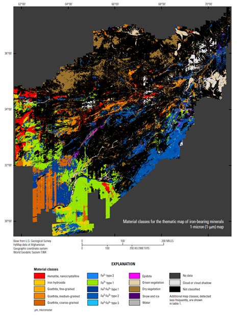 Prism For Envi Usgs Maps Afghanistan With Hyperspectral Imaging Nv5 Geospatial