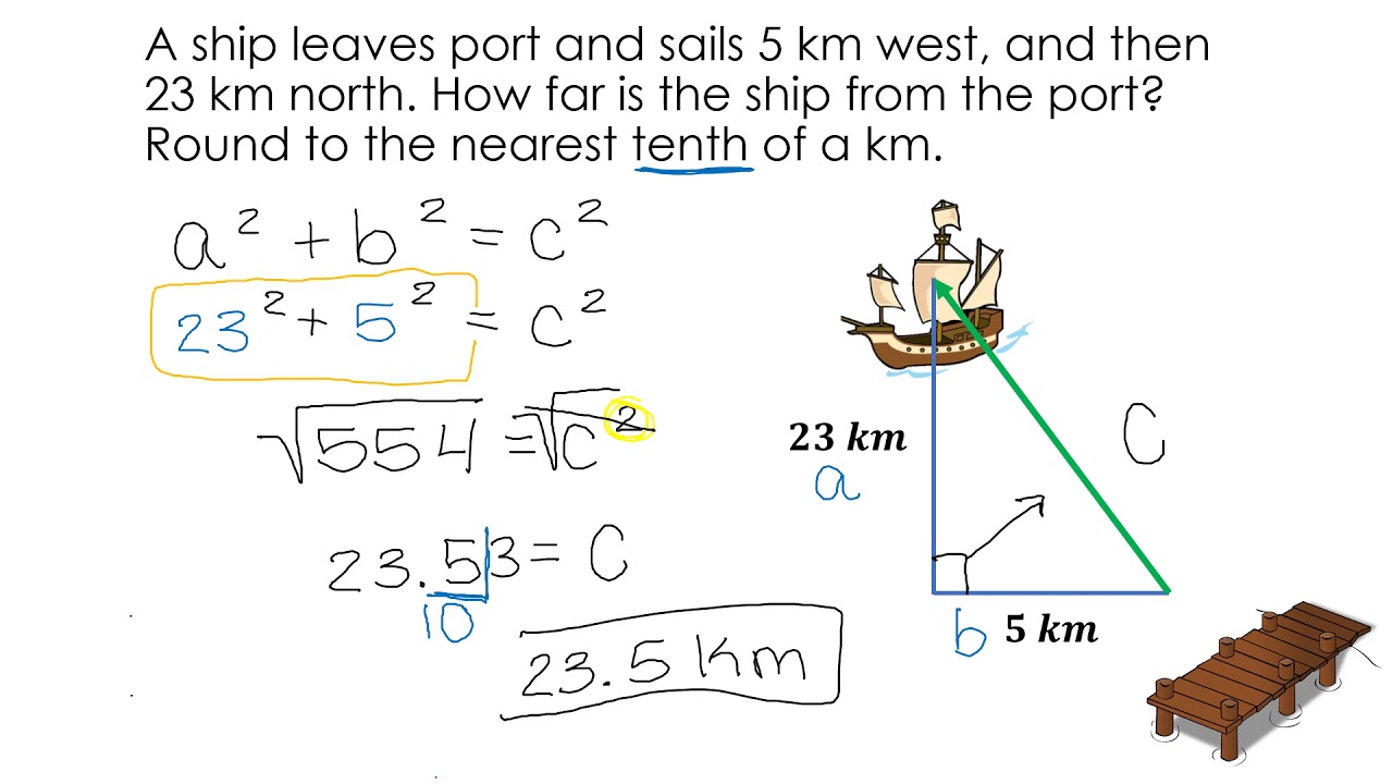 Problem Solving Using Pythagorean Theorem